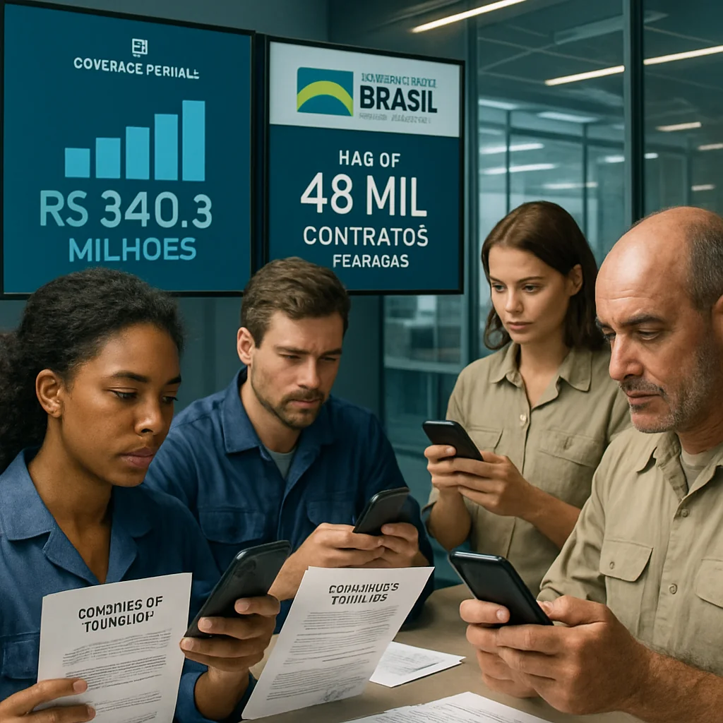 Crédito do Trabalhador: R$340,3 mi liberados e 48 mil contratos fechados