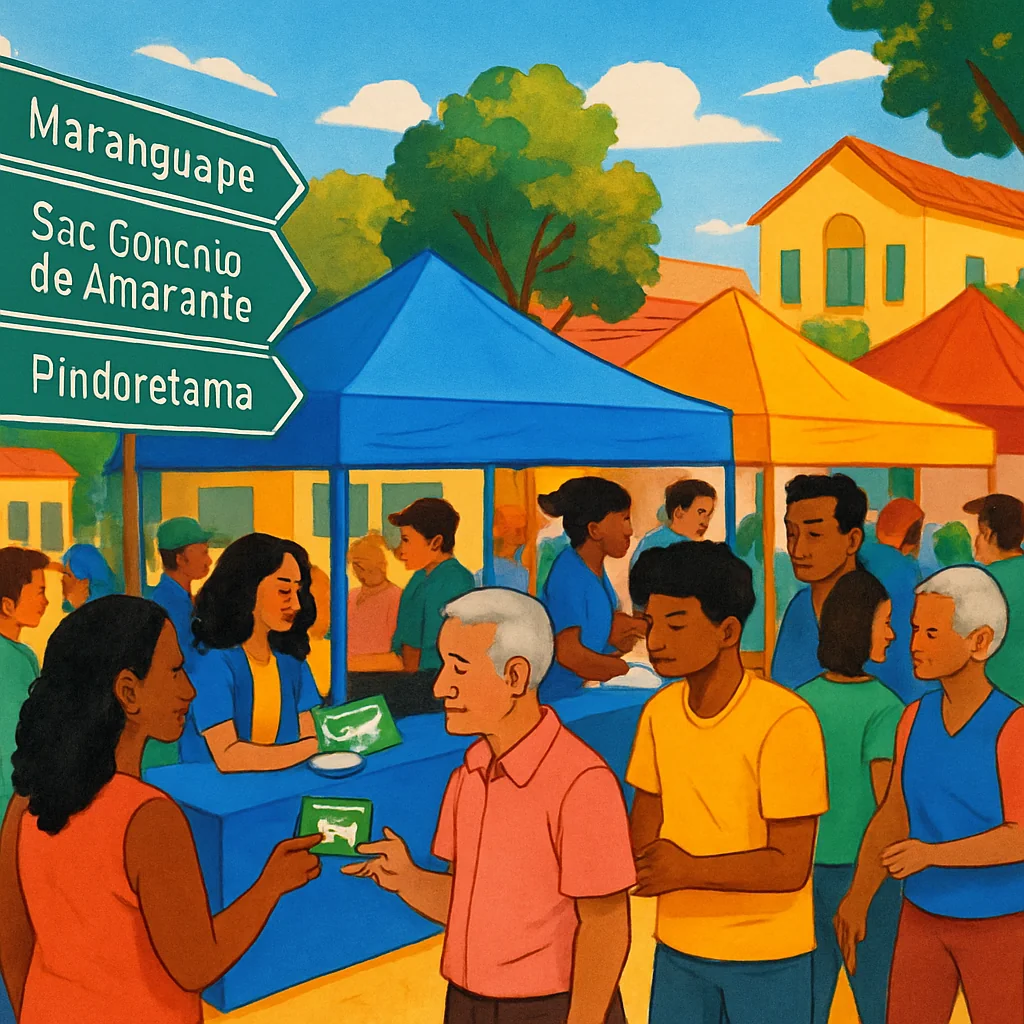 Caravana VaiVem Trabalhador em Maranguape, São Gonçalo e Pindoretama: 20 a 22 de agosto