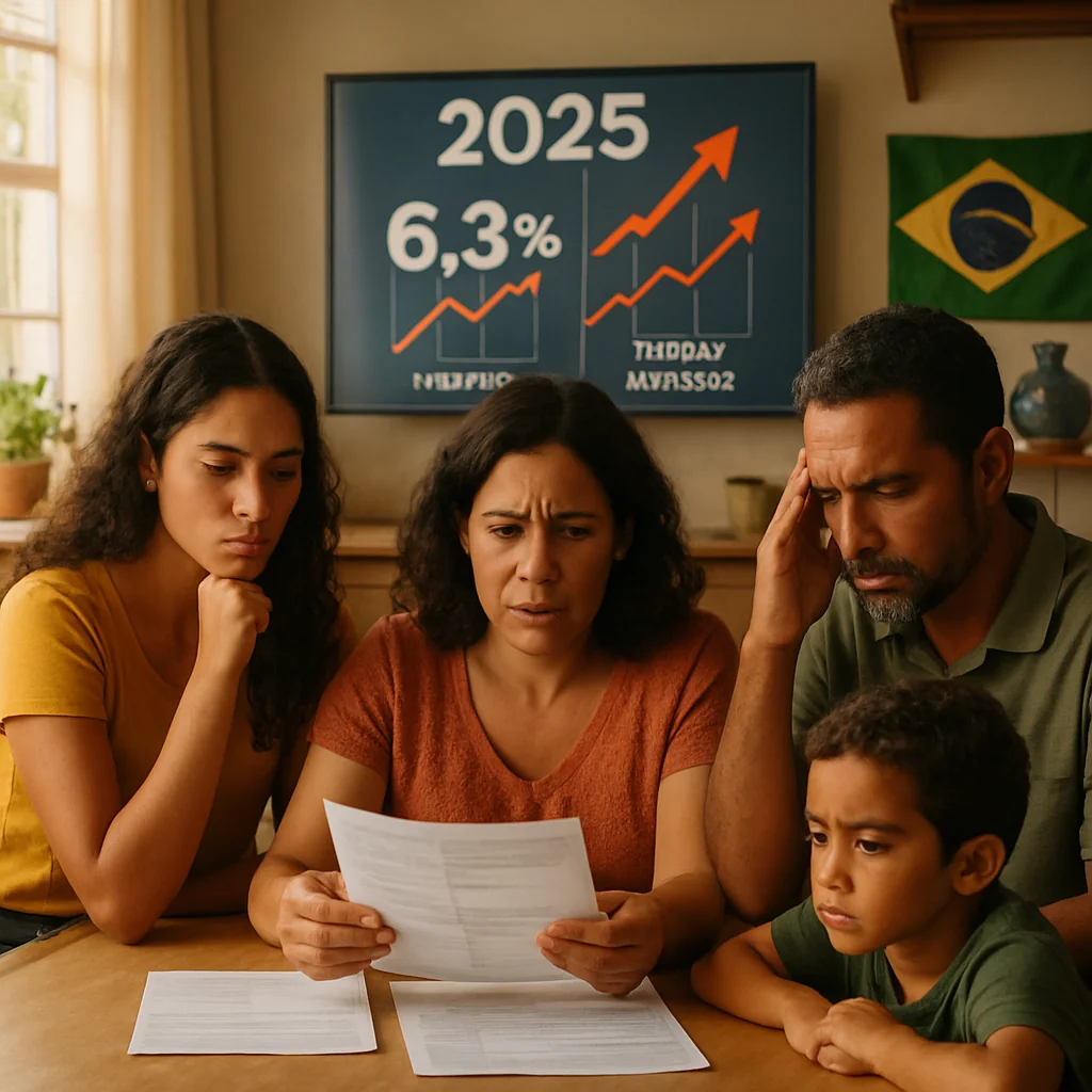 Contas de Luz 2025: Aumento de 6,3% Supera Inflação IPCA
