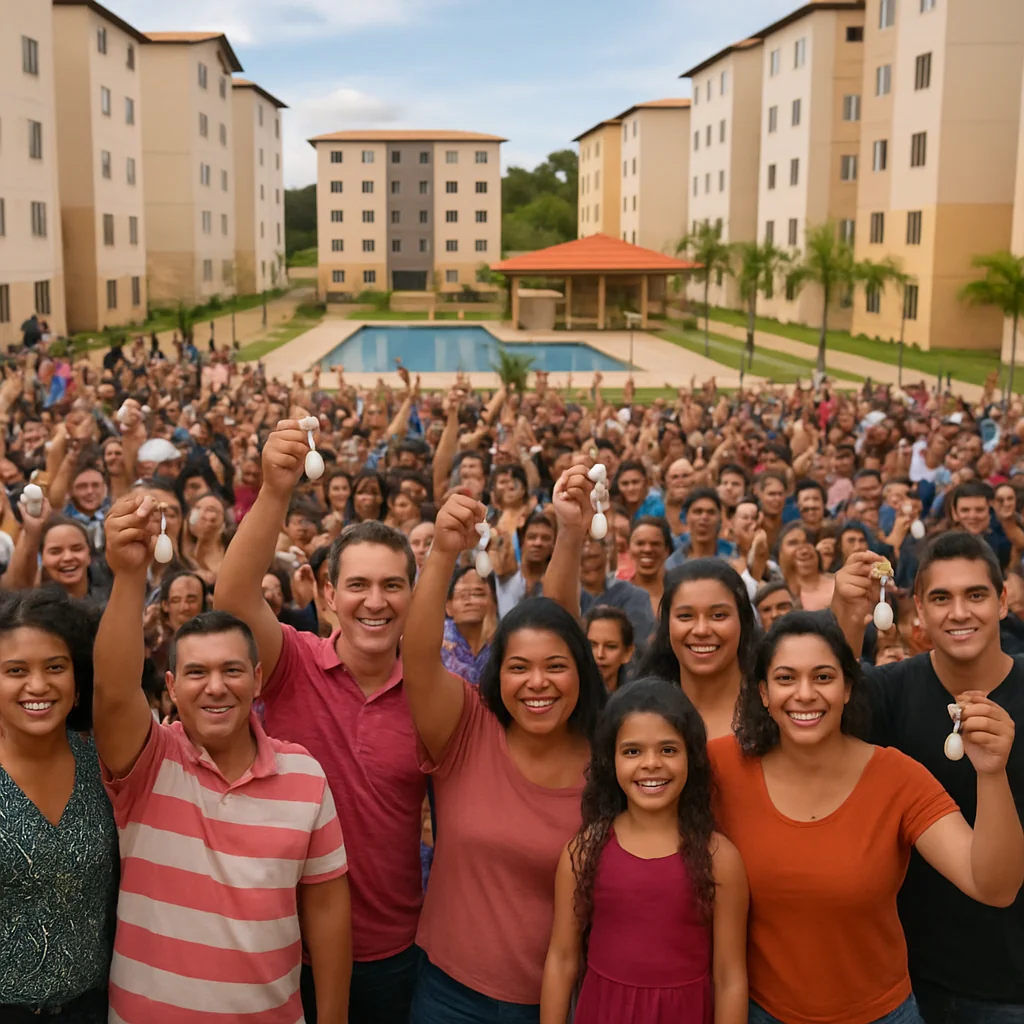 Notícias: 226 famílias recebem chaves de casas em Luziânia pelo Minha Casa
