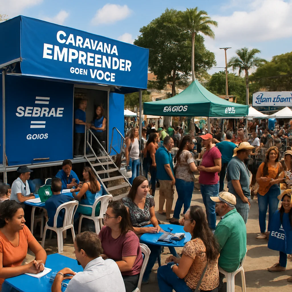 Caravana Empreender com Você: Sebrae Goiás fortalece MEIs em Crixás