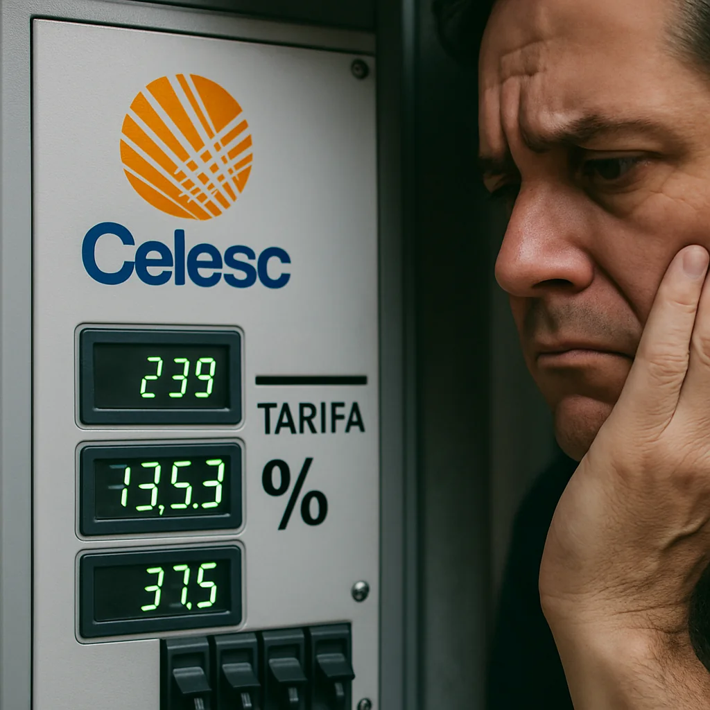 Artigo de Paulo Bornhausen: Reajuste ANEEL de 13,53% na tarifa da Celesc impacta SC