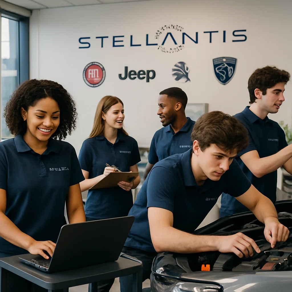 Stellantis oferece 525 vagas para jovens de 16 a 21 anos em 2025
