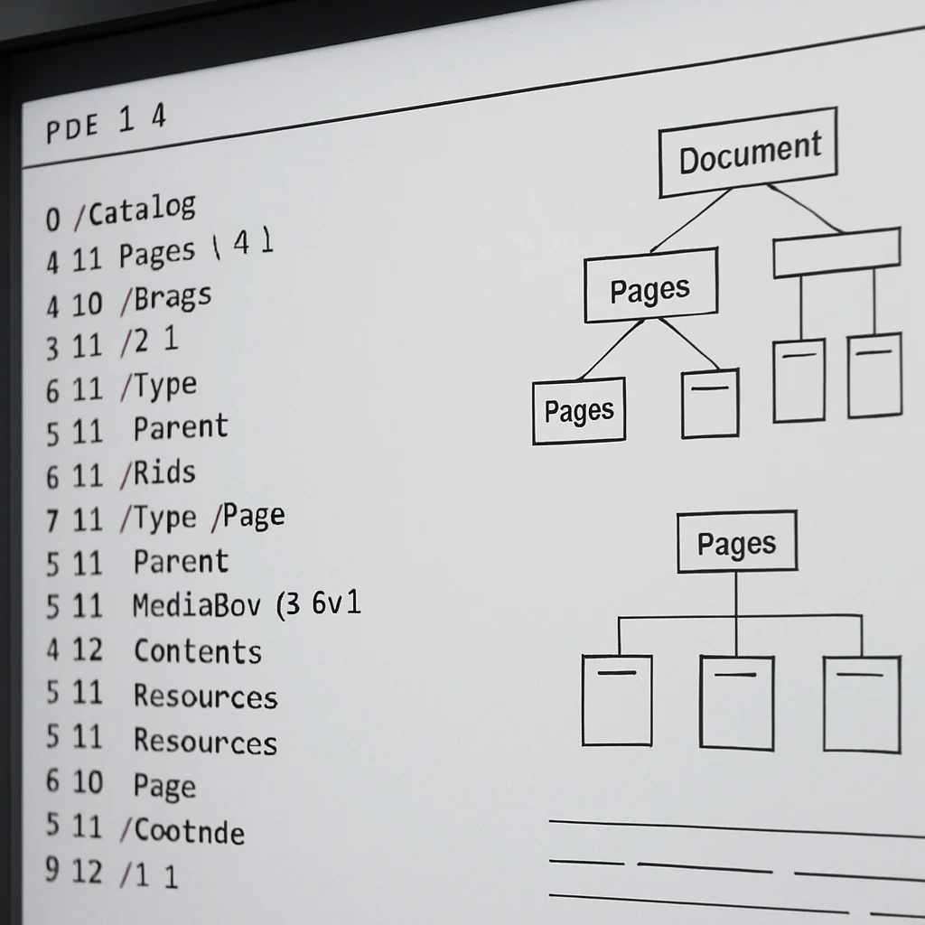 %PDF-1.4: Guia Completo do Objeto /Catalog e Estrutura de Páginas