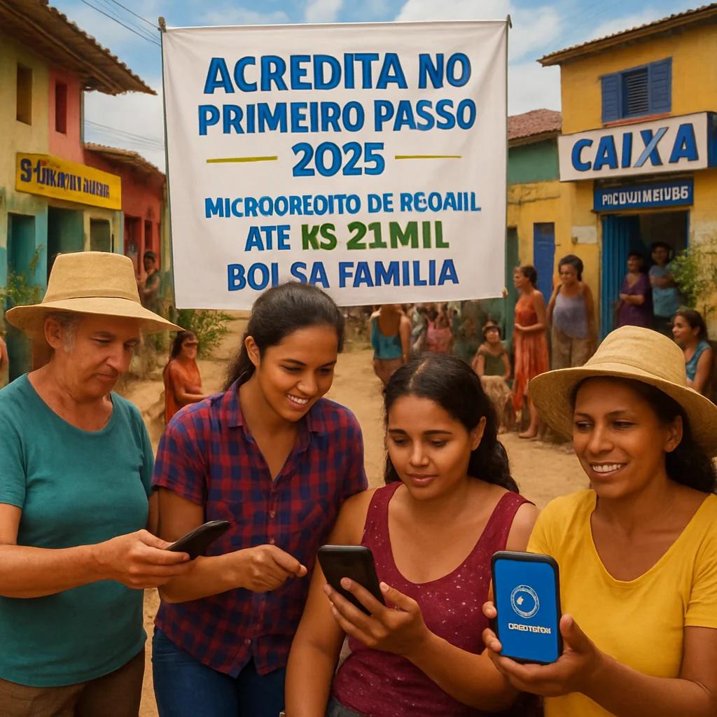 Microcrédito Bolsa Família 2025: Acredita no Primeiro Passo amplia empreendedorismo