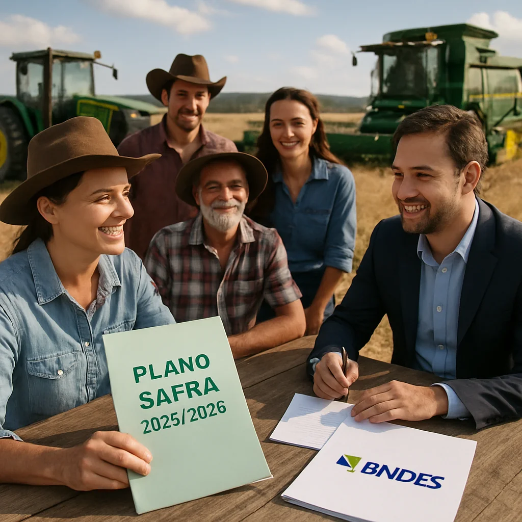 Plano Safra 2025/2026: BNDES libera R$ 10 bi para o agro brasileiro