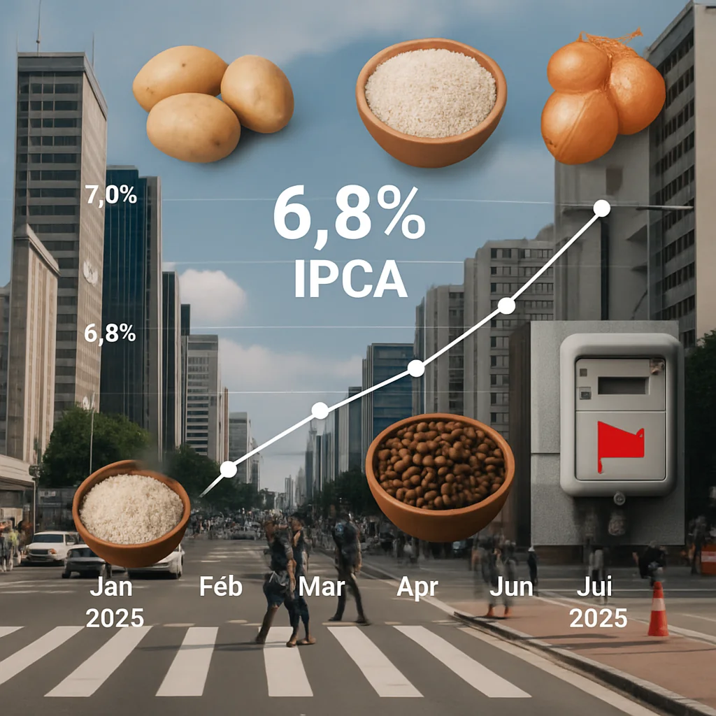 IPCA sobe 0,26% em julho: alta impactada por energia e alimentos
