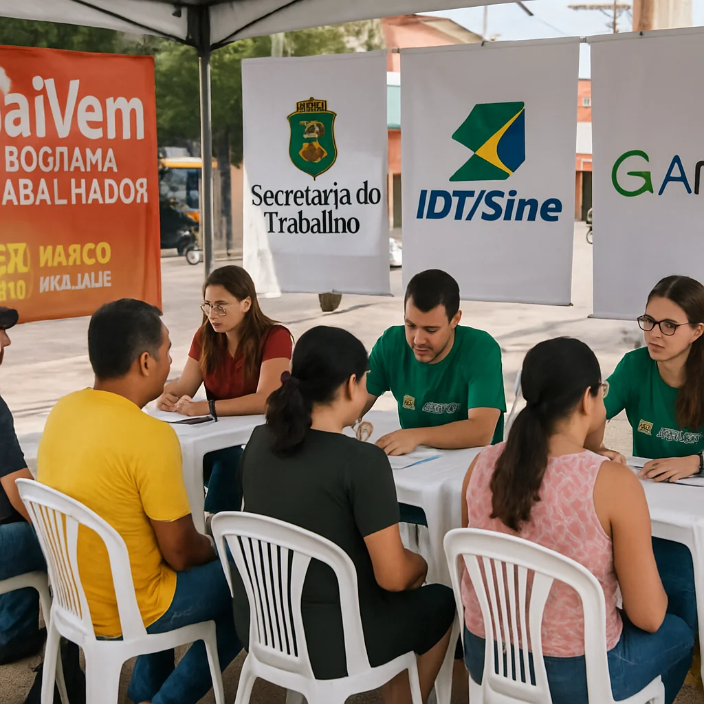 Programa VaiVem Trabalhador leva serviço itinerante a Maranguape na RMF
