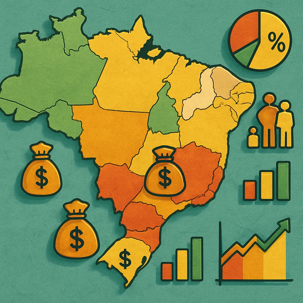 Ranking IRBES 2025: Sul e Sudeste lideram retorno de impostos ao bem-estar