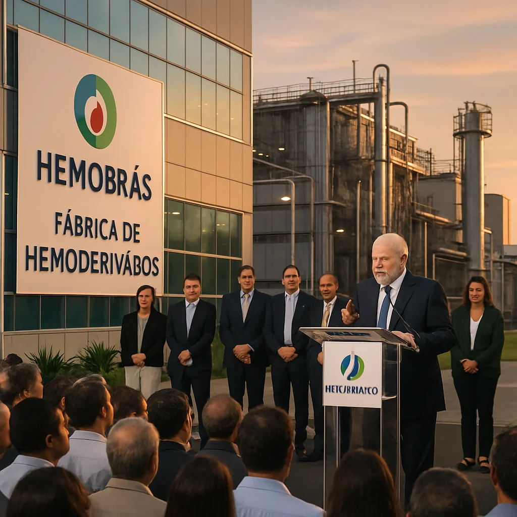 Presidente Lula inaugura fábrica Hemobrás em Goiana com R$1,9 bi