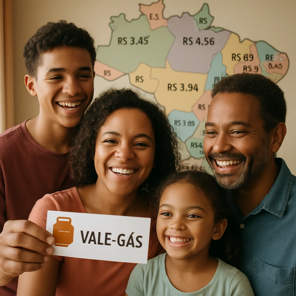Novo Auxílio-Gás: Voucher com Valor por Estado a partir de Setembro