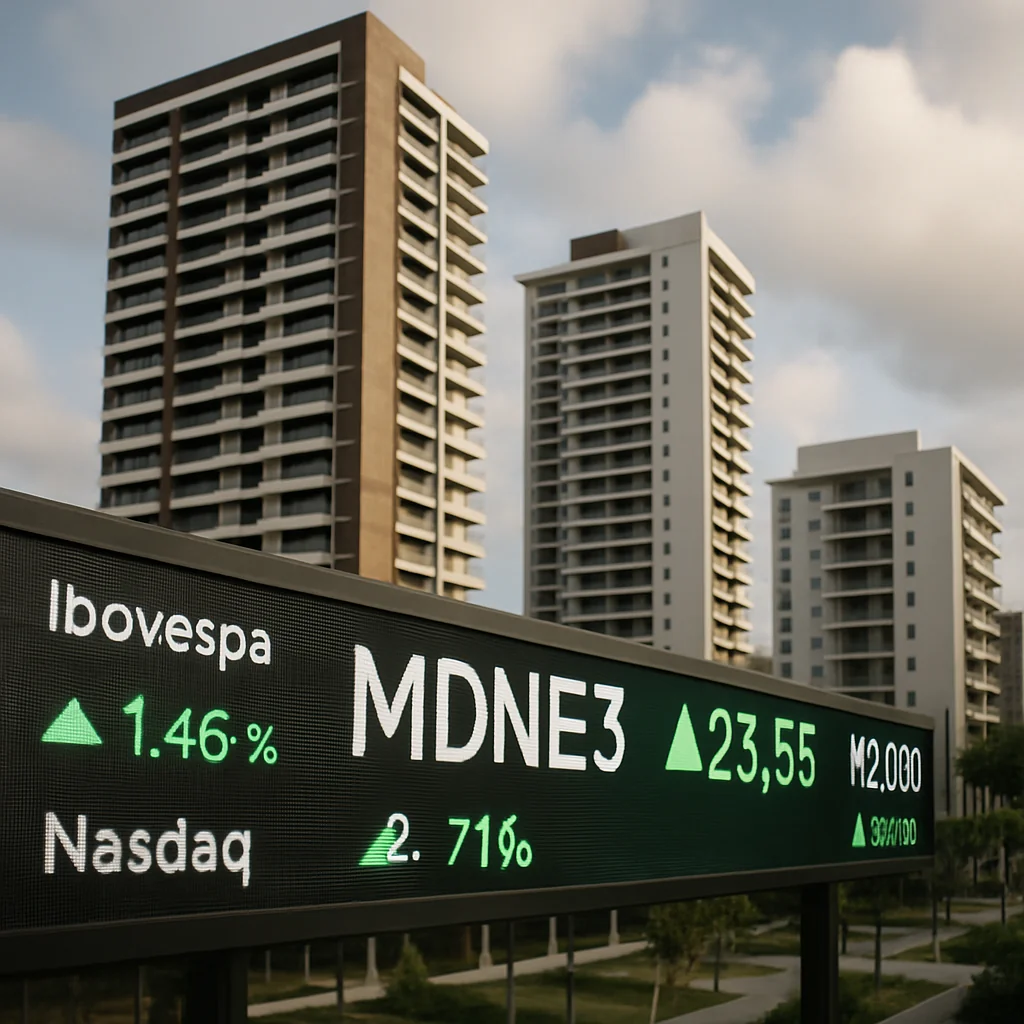 Últimas Cotações MDNE3 +1.46%: Moura Dubeux Avança em Média e Baixa Renda