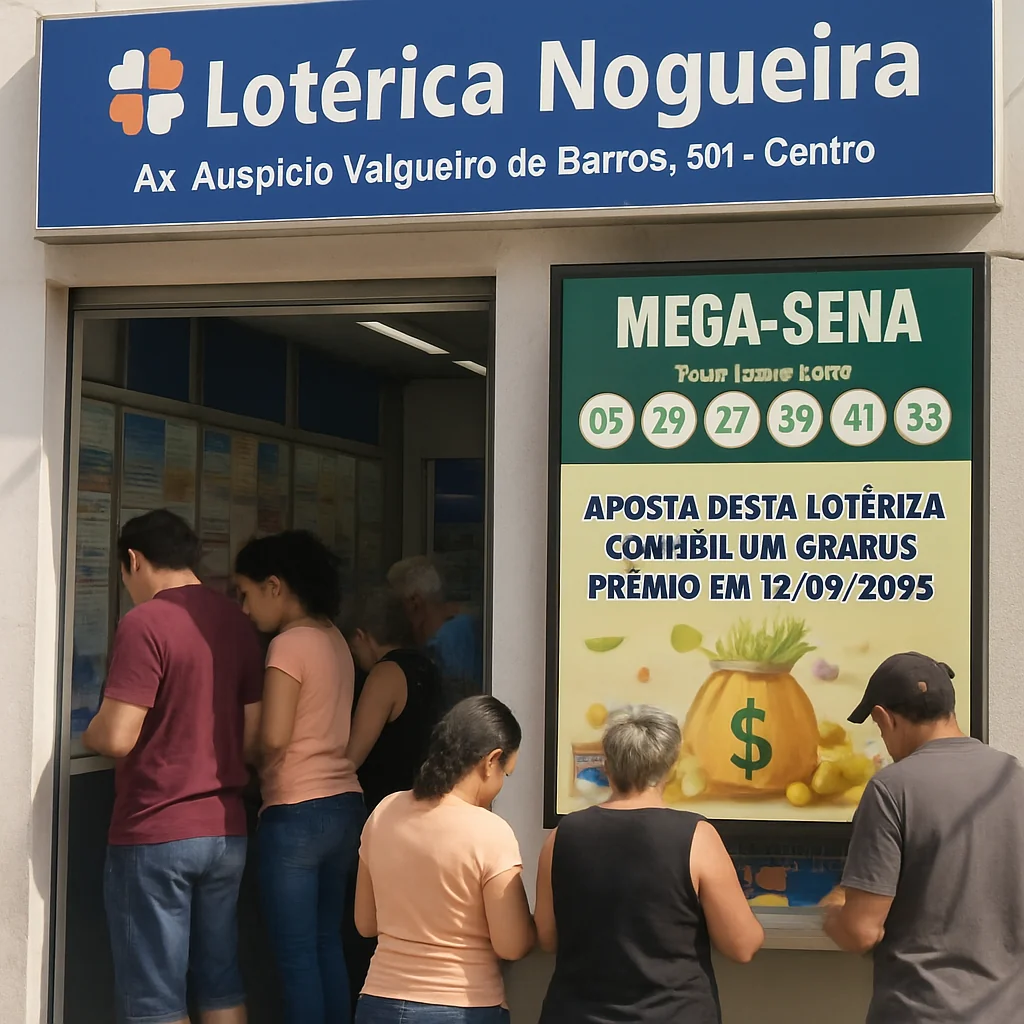 Petrolândia 14/08/2025: Aposta da Lotérica Nogueira acerta quadra Mega-Sena