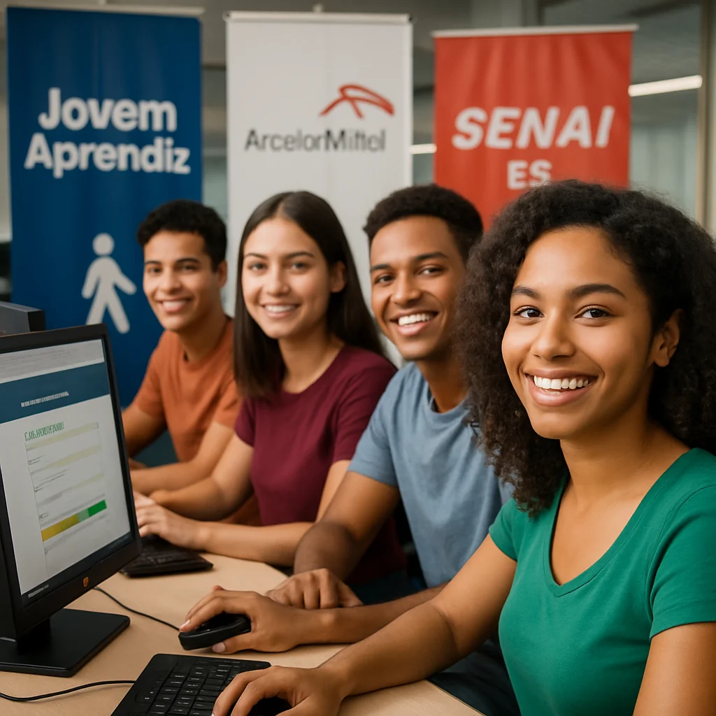Inscrições prorrogadas até 21/08: Programa Jovem Aprendiz ArcelorMittal Serra