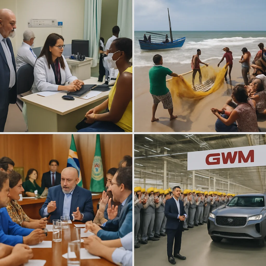Semana histórica: prêmio à educação e avanços na pesca, economia e empregos