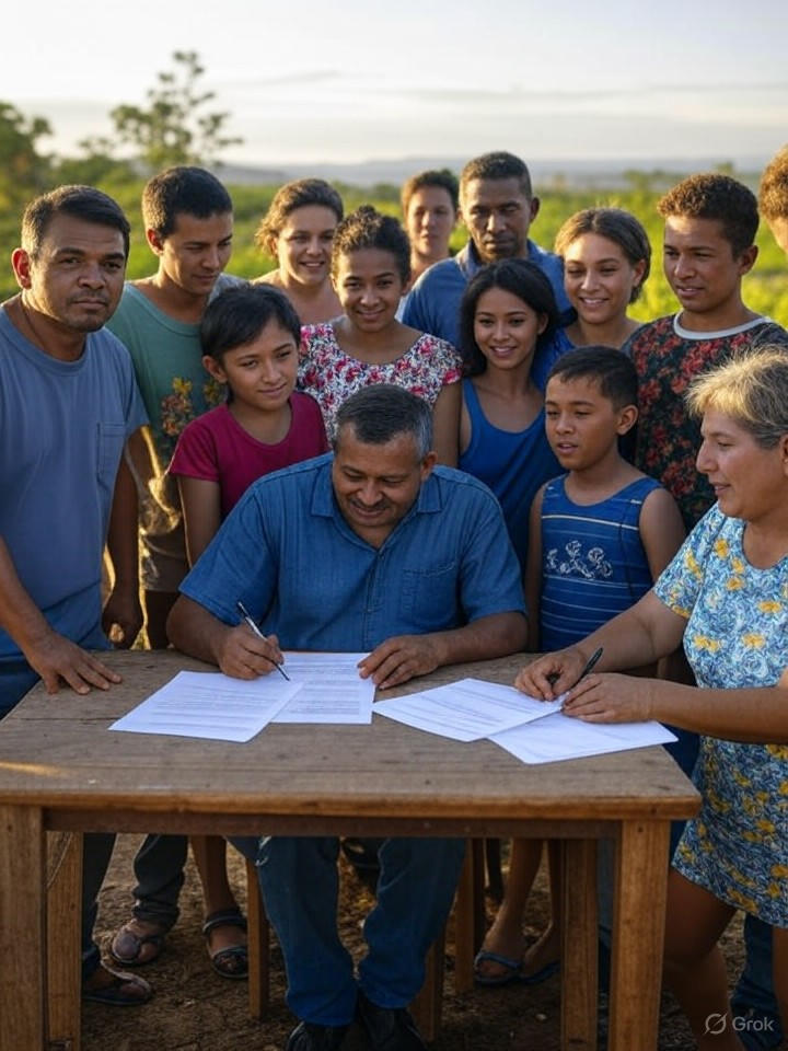 Famílias de Rio Espera Assinam Contratos do Minha Casa, Minha Vida Rural: Um Passo para Moradias Dignas