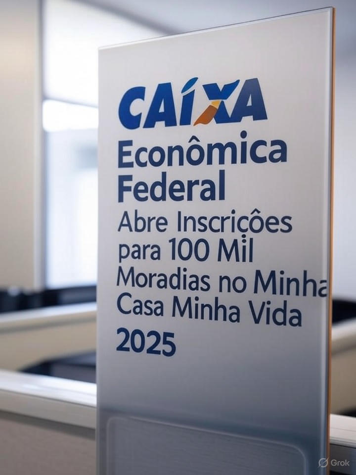 Caixa Econômica Federal Abre Inscrições para 100 Mil Moradias no Minha Casa Minha Vida 2025