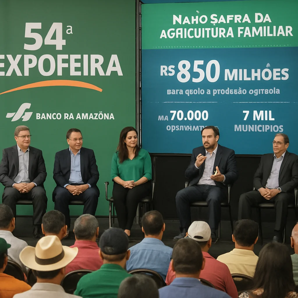 Banco da Amazônia promove Mutirão de Microcrédito e Plano Safra na 54ª Expofeira