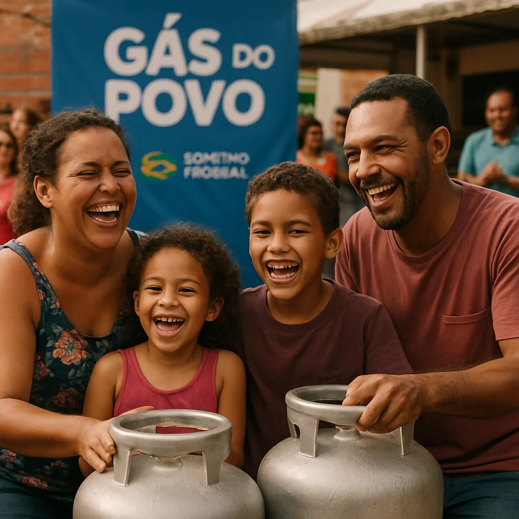 Gás do Povo: Botijão de Gás Grátis para 15,5 milhões de Famílias