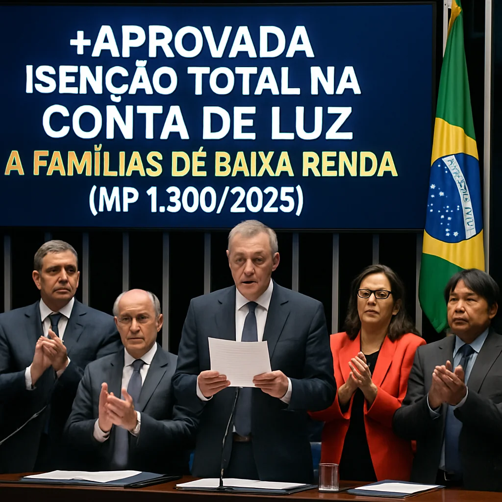 Isenção da Conta de Luz Beneficia Milhões de Famílias de Baixa Renda em MP 1.300/2025