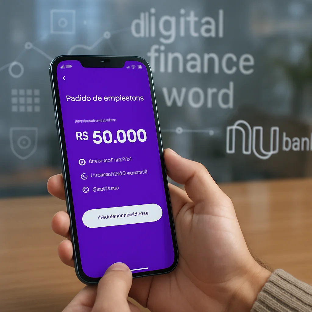 Empréstimo Pessoal Nubank: Guia Completo para R$ 50 Mil Digital e Transparente