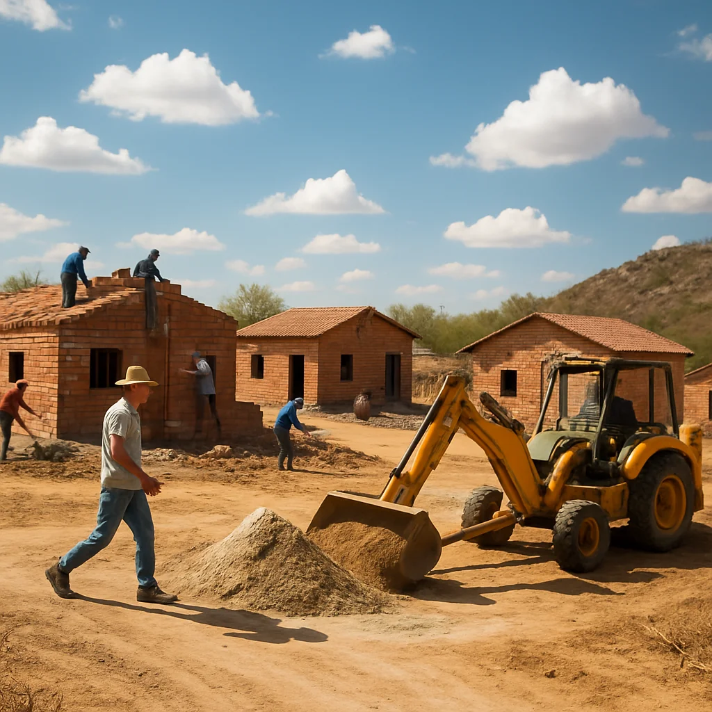 Triunfo no Sertão da Paraíba recebe 41 moradias do Minha Casa Minha Vida Rural