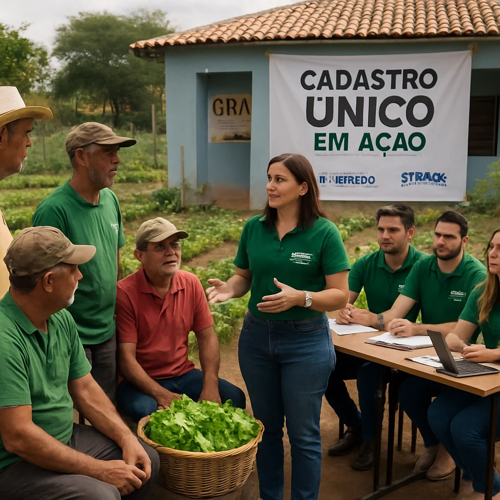 Walmir Alves e Semasc retomam Cadastro Único em Ação na zona rural de Mossoró