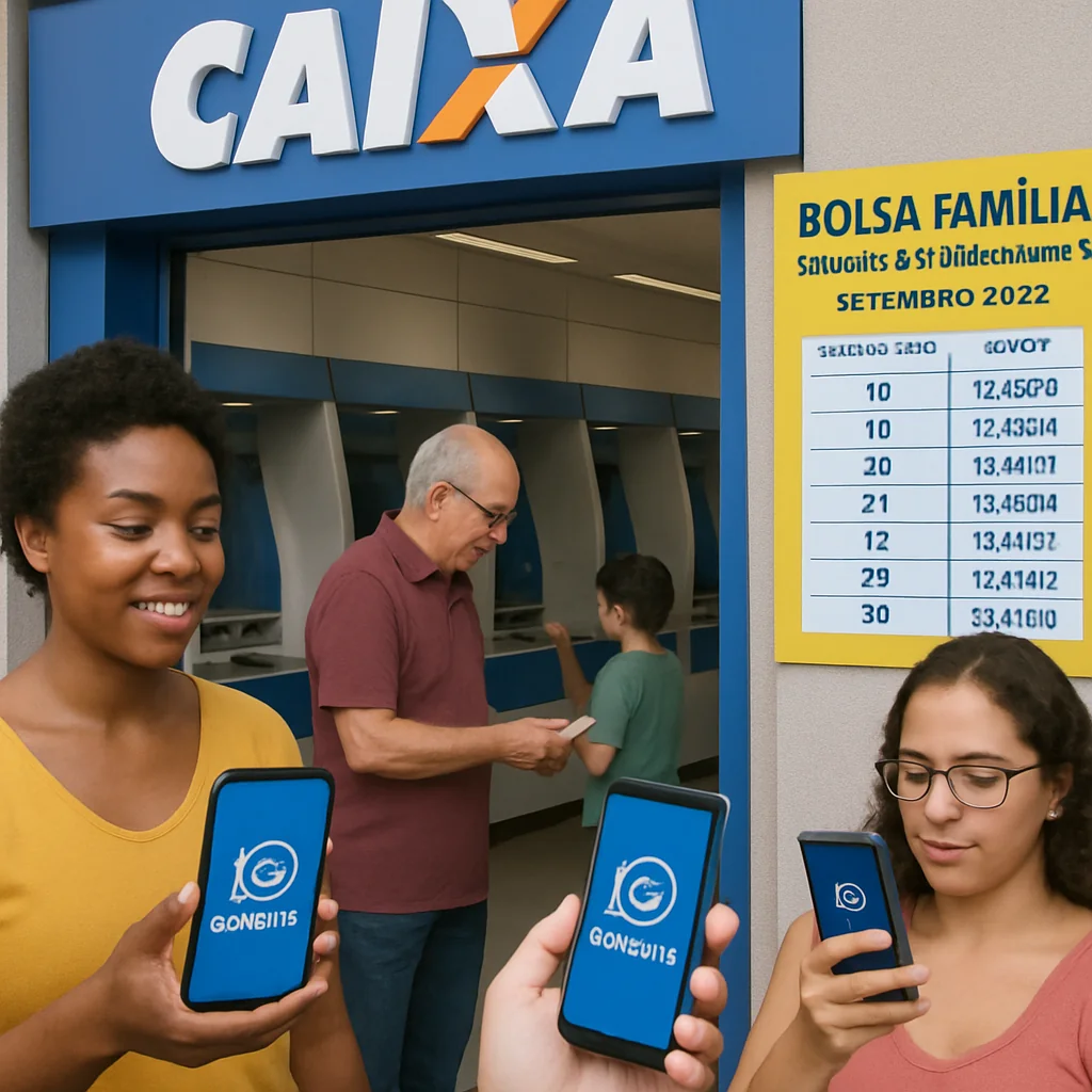 Da redação: Caixa inicia pagamentos Bolsa Família setembro 2025