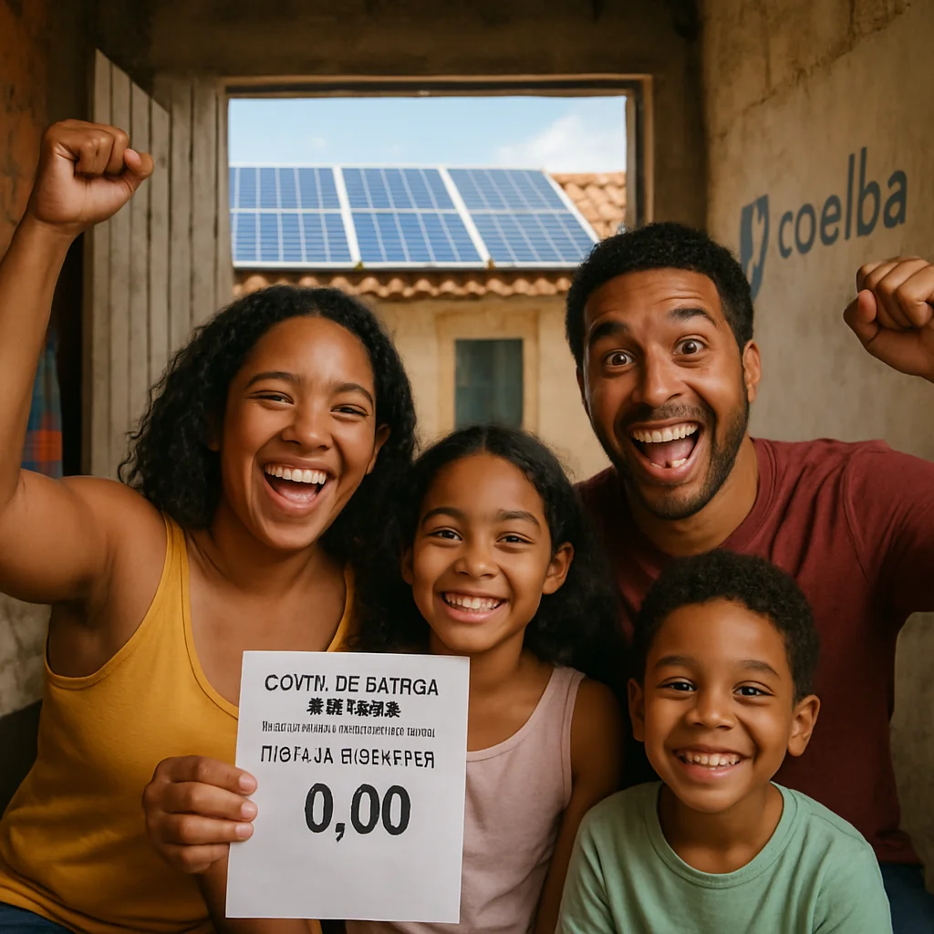 Nova Regra Zera Conta de Energia de 30 Mil Famílias de Baixa Renda em Feira