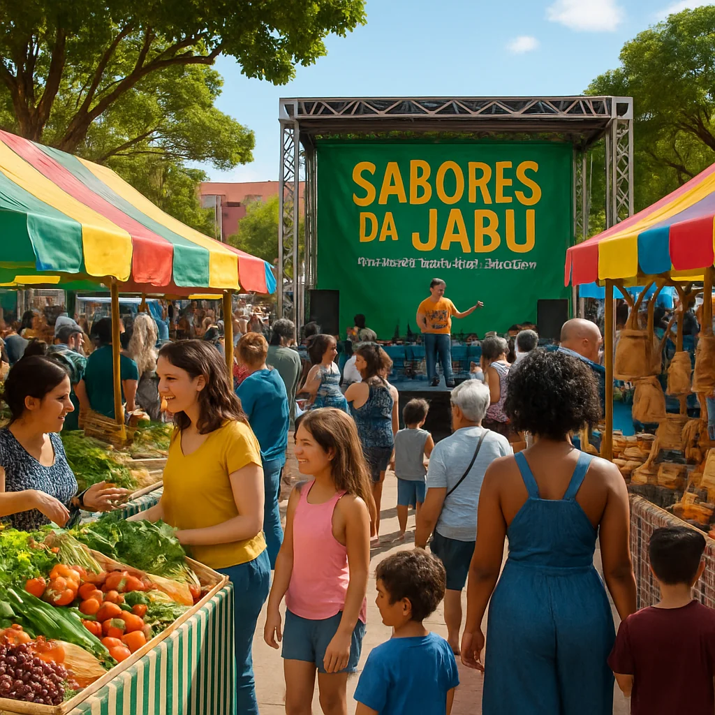 “Sabores da Jabu”: fim de semana com feira especial na praça da Jabuticaba