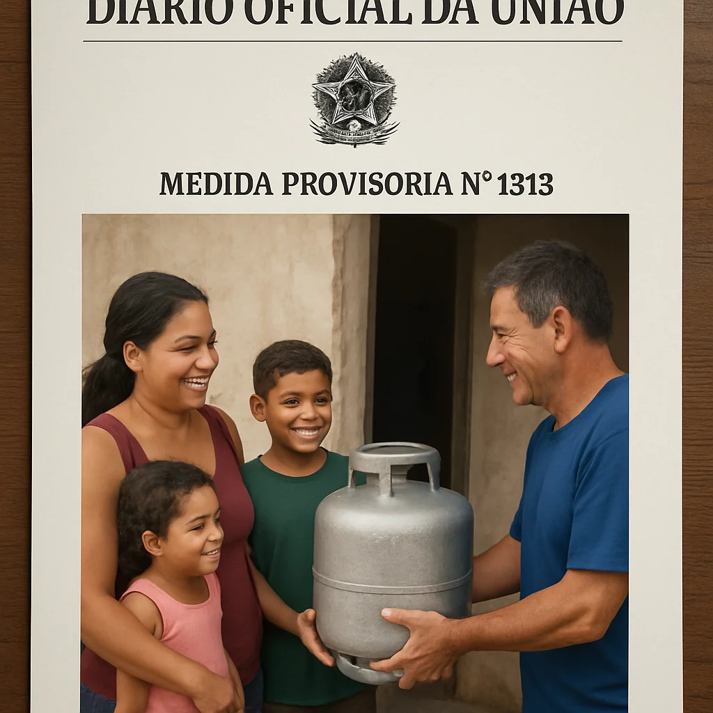 DOU 05/09/2025: MP 1313 Institui Auxílio Gás do Povo e Altera Lei 14.237