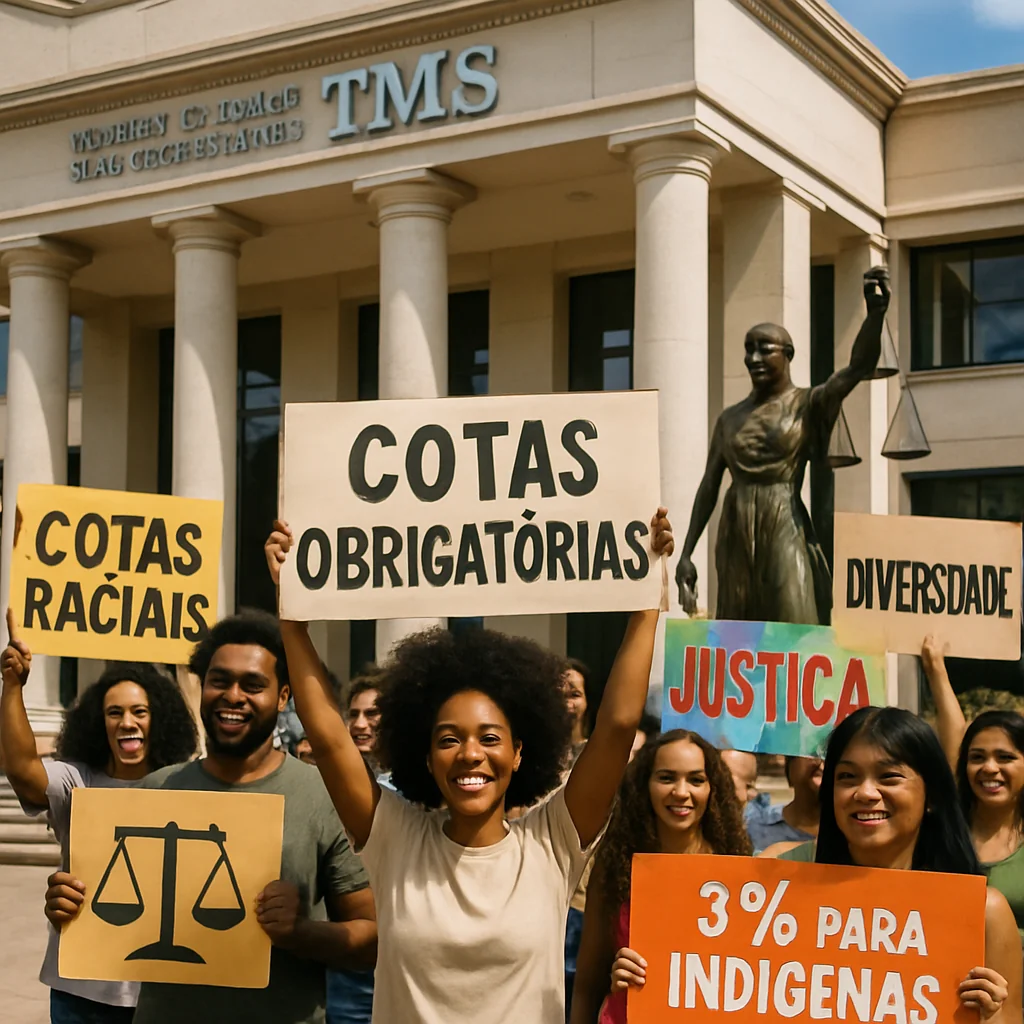 TJMS Suspende Editais do TCE/MS por Falta de Cotas Raciais