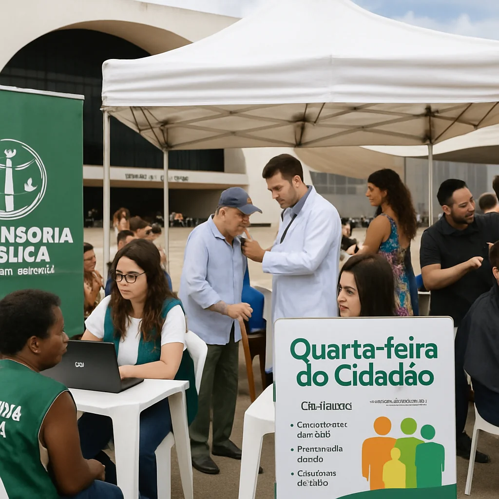 Defensoria Pública do DF promove Quarta do Cidadão com serviços gratuitos