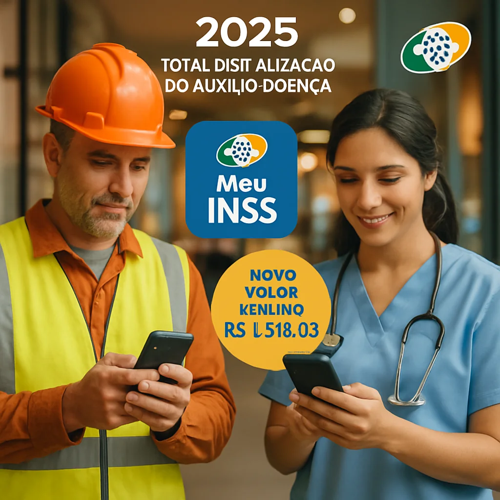 Auxílio-Doença INSS 2025: Digitalização Total e Reajuste do Benefício