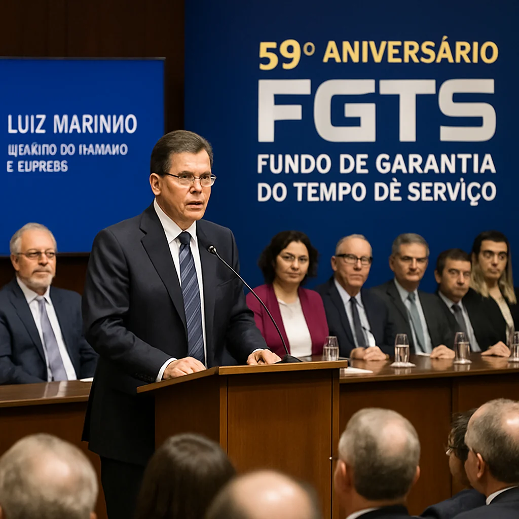 59 Anos do FGTS: Evento com Ministro Luiz Marinho e Seus Desafios