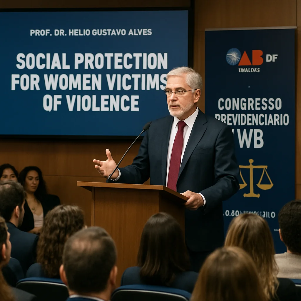 Hélio Gustavo Alves ministra Palestra Magna sobre Proteção Social para Mulheres no Congresso WB