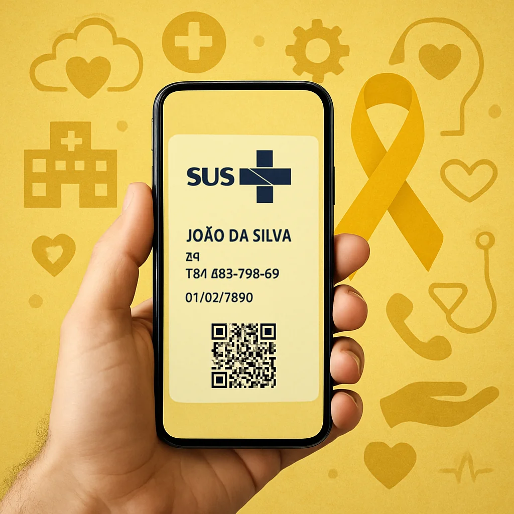 Cartão do SUS com CPF e Setembro Amarelo: Prevenção que Transforma Saúde