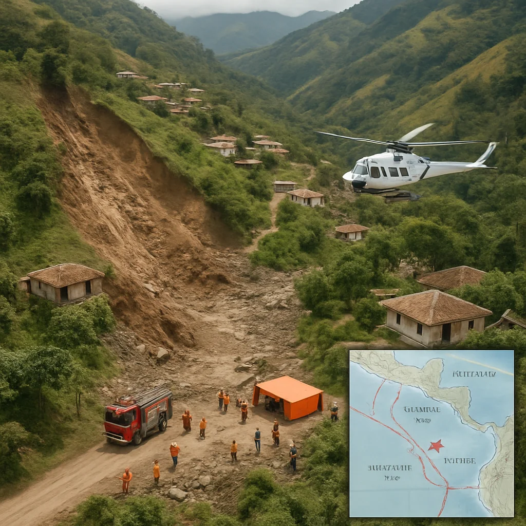 Terremoto de magnitude 5,7 atinge norte da Colômbia perto de Uramita