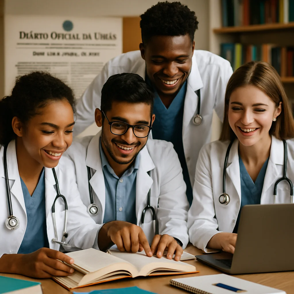 Auxílio financeiro mensal para estudantes de medicina do Programa Mais Médicos