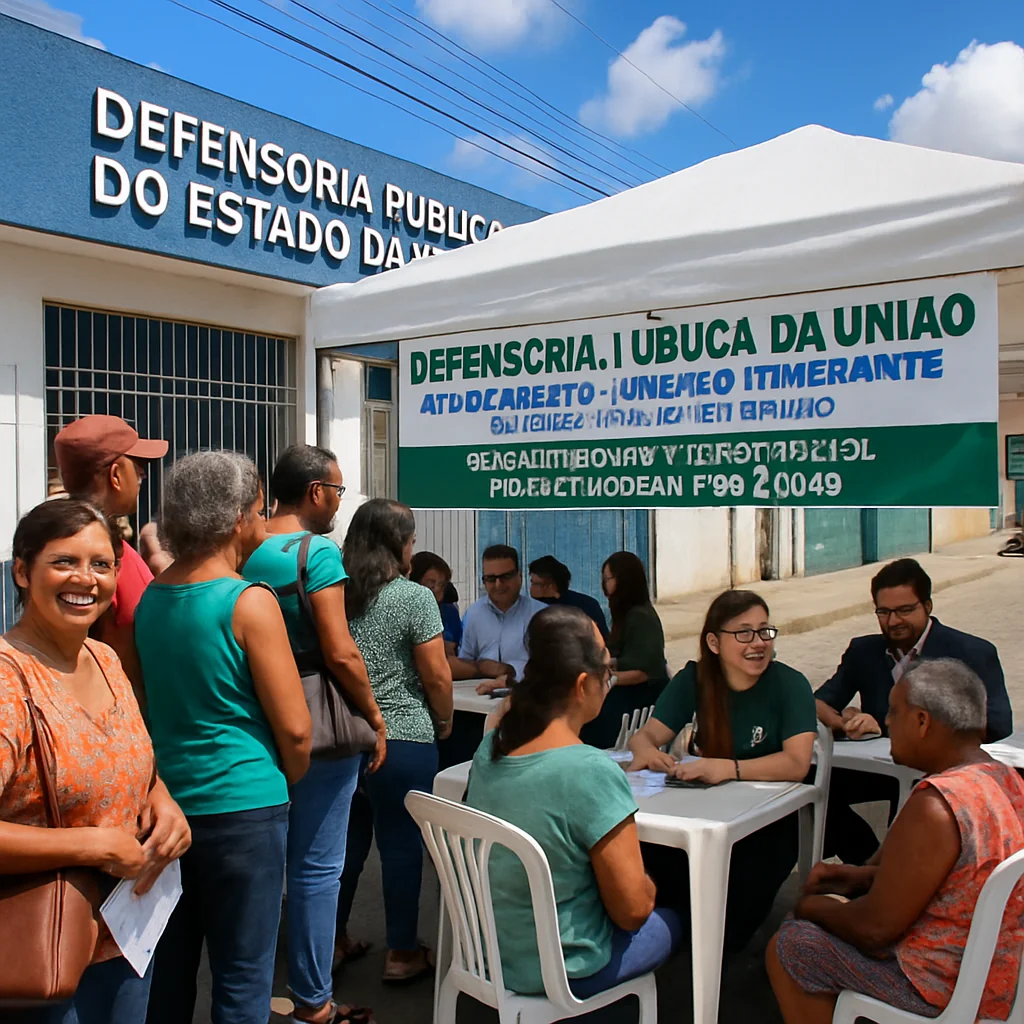 Atendimento Jurídico Gratuito da DPU em Cruz das Almas 17-19/09
