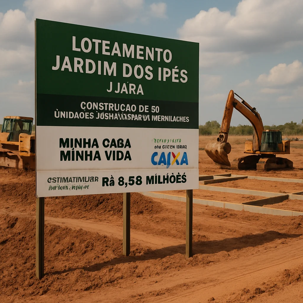 Prefeitura de Juara Lança Edital para Construção de 50 Casas no Jardim dos Ipês