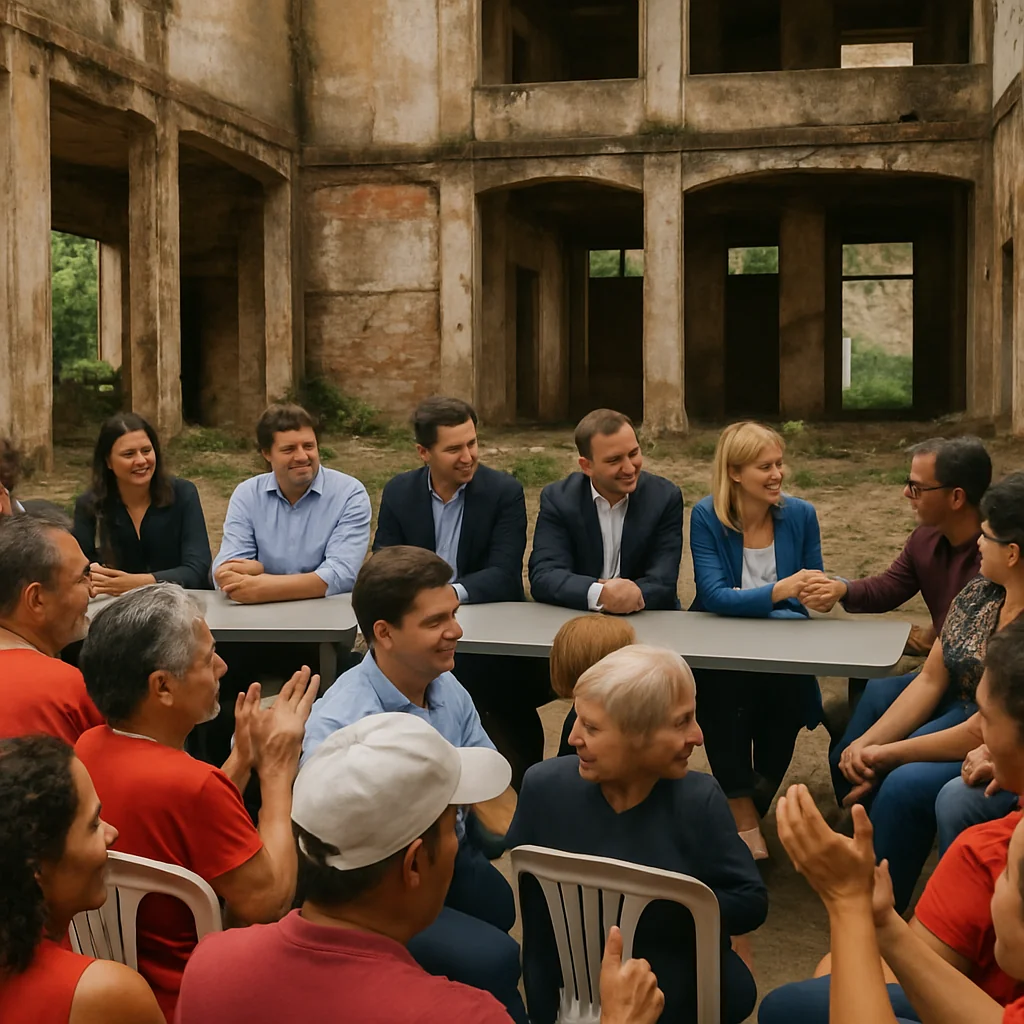 Famílias da Ocupação Clóvis Moura e MLB firmam compromisso para moradia em Teresina