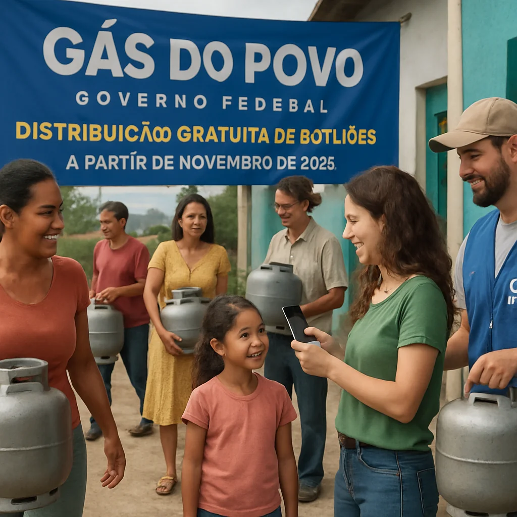 Gás do Povo 2025: Governo distribui botijões gratuitos a 15,5 milhões