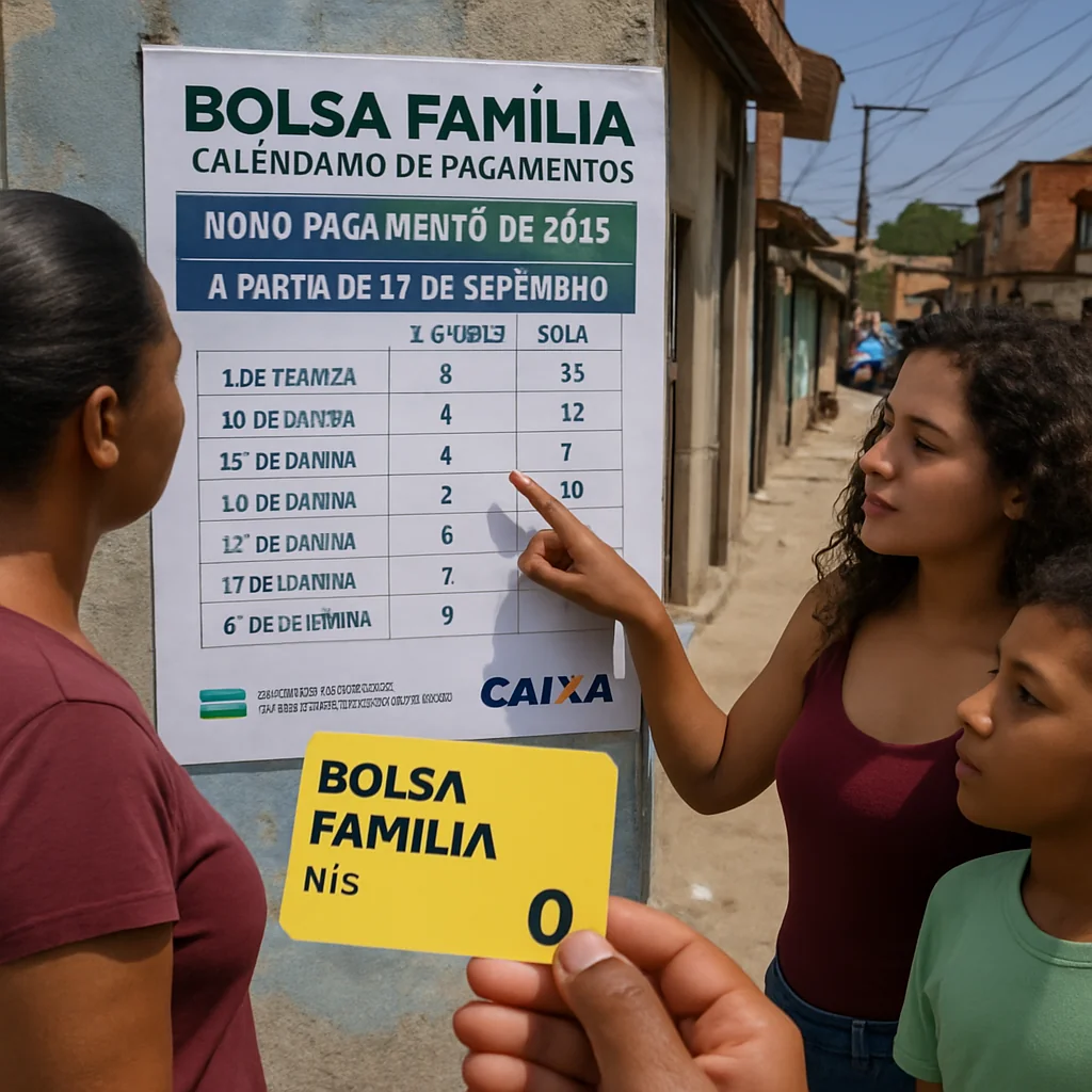 Nono Pagamento do Bolsa Família 2025 Começa em 17 de Setembro