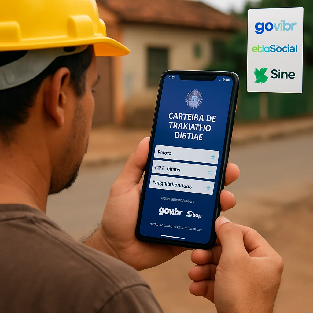 Carteira de Trabalho Digital 2025: Consultas e Vagas pelo App Gov.BR