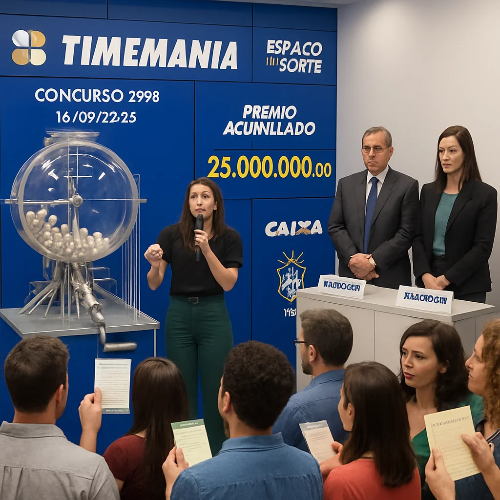 Caixa Econômica confirma acúmulo de R$ 25 mi na Timemania 2295