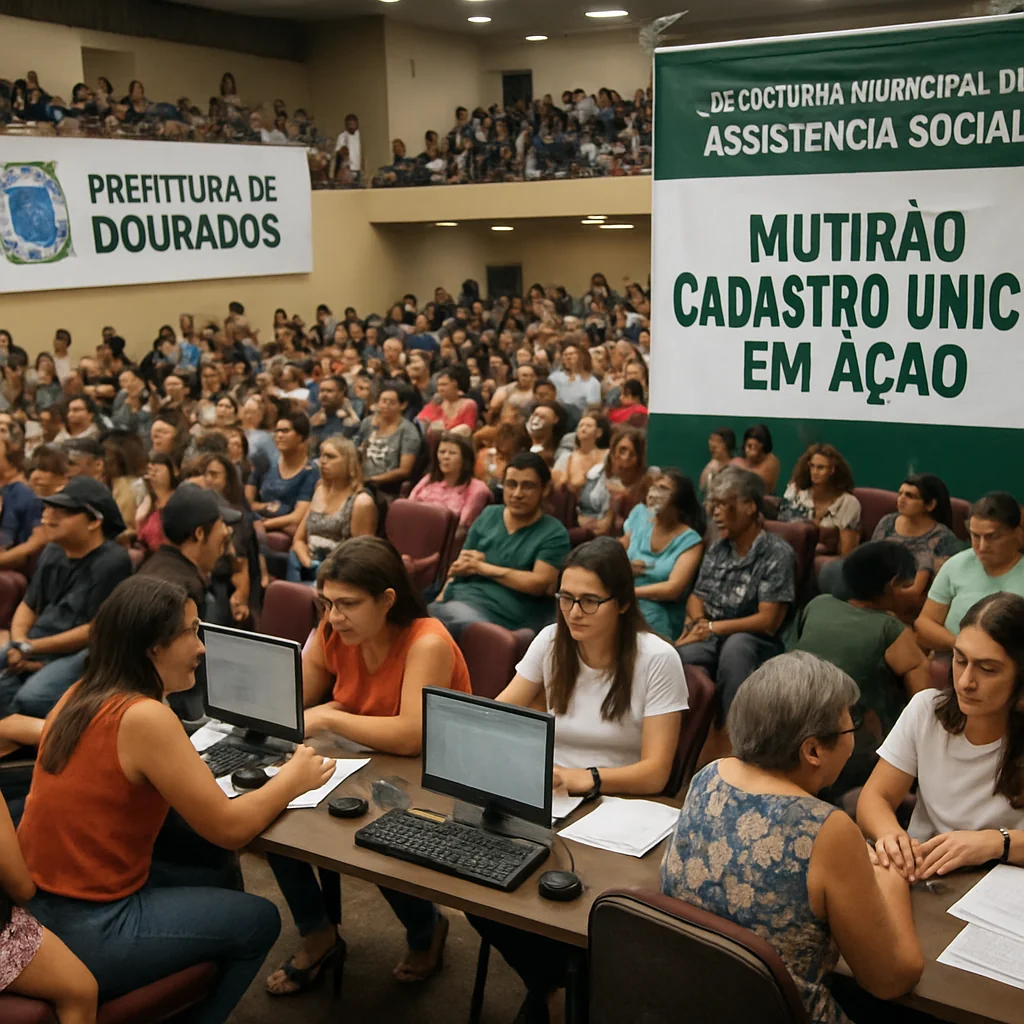 Mutirão Cadastro Único em Ação: Prefeitura de Dourados atende de 15 a 19/setembro