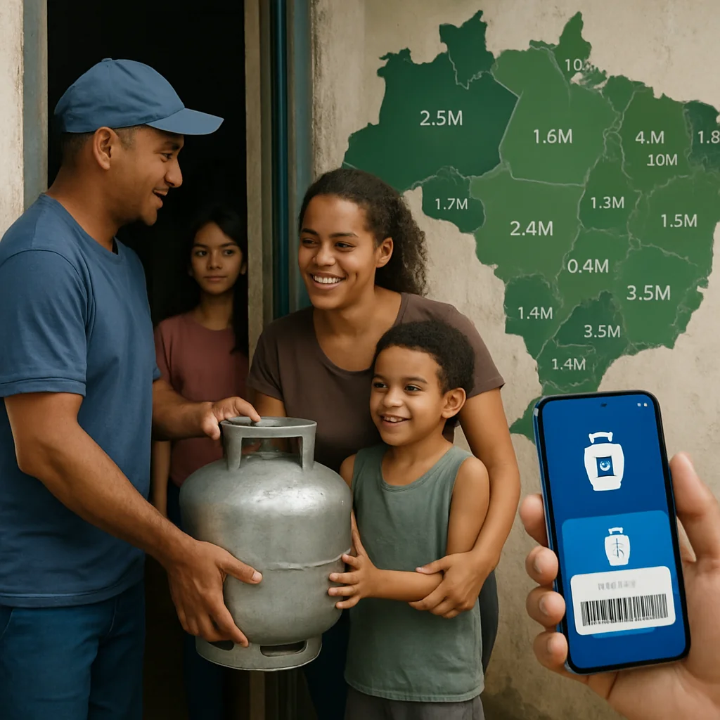 Novo AUXÍLIO-GÁS: Governo confirma 15,5 mi famílias atendidas em 2025