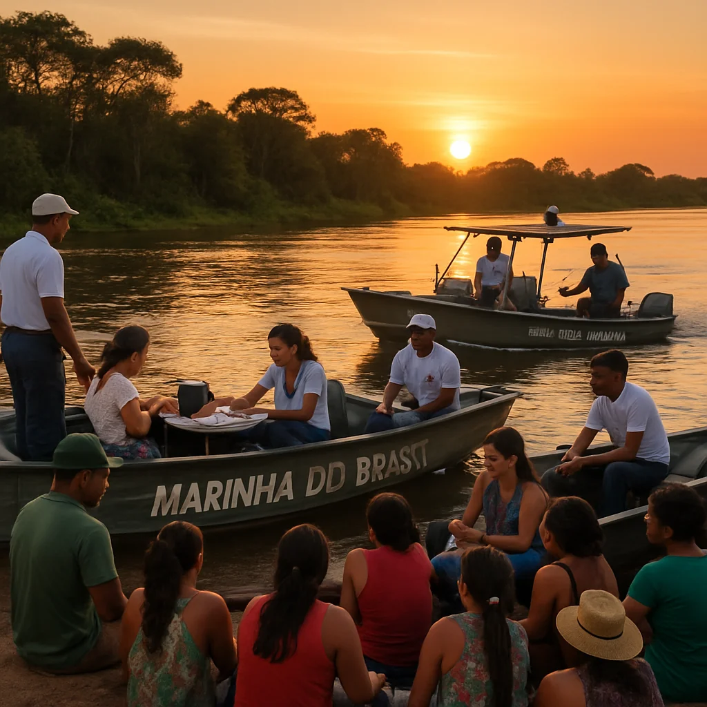 Serviços Públicos Gratuitos chegam às Comunidades Ribeirinhas e Indígenas do Pantanal de MS