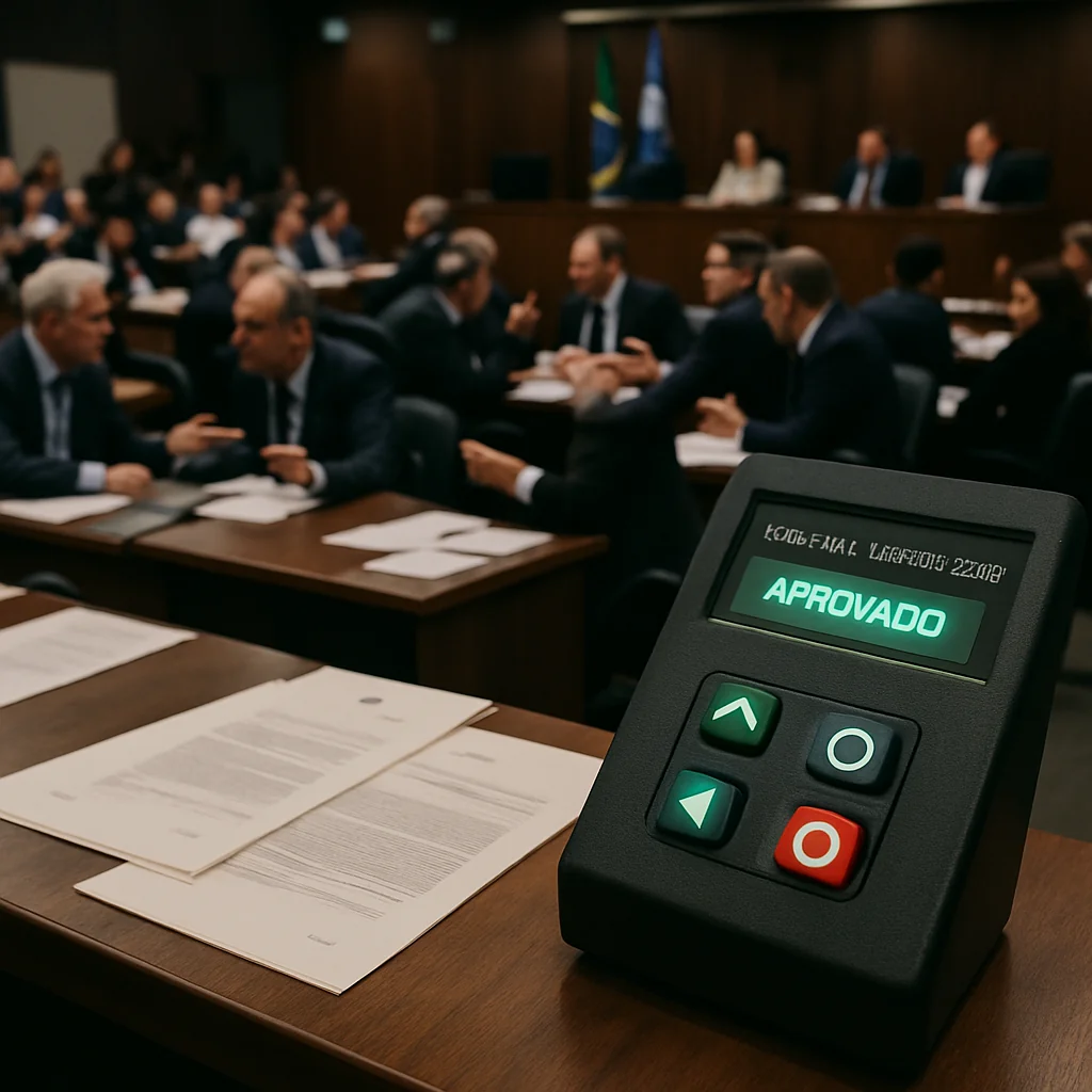 Votação Unânime na 8ª Sessão Extraordinária da 18ª Legislatura em Cascavel